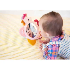 Lilliputiens Aktywizujące wielofunkcyjne lusterko sensoryczne z uchwytami Jednorożec Lena 3m+