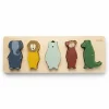 Trixie Animals Drewniane puzzle w kształcie zwierząt