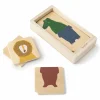 Trixie Animals Drewniane puzzle w pudełku