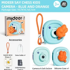 Mideer Aparat dziecięcy Say Cheese! - niebieski