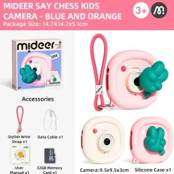 Mideer Aparat dziecięcy Say Cheese! - różowy
