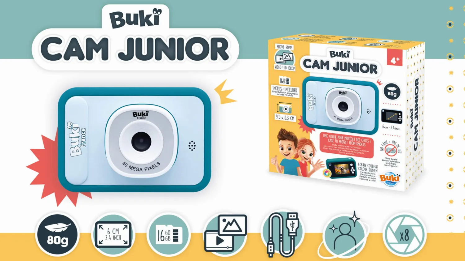 Buki Aparat fotograficzny CamJunior PV011