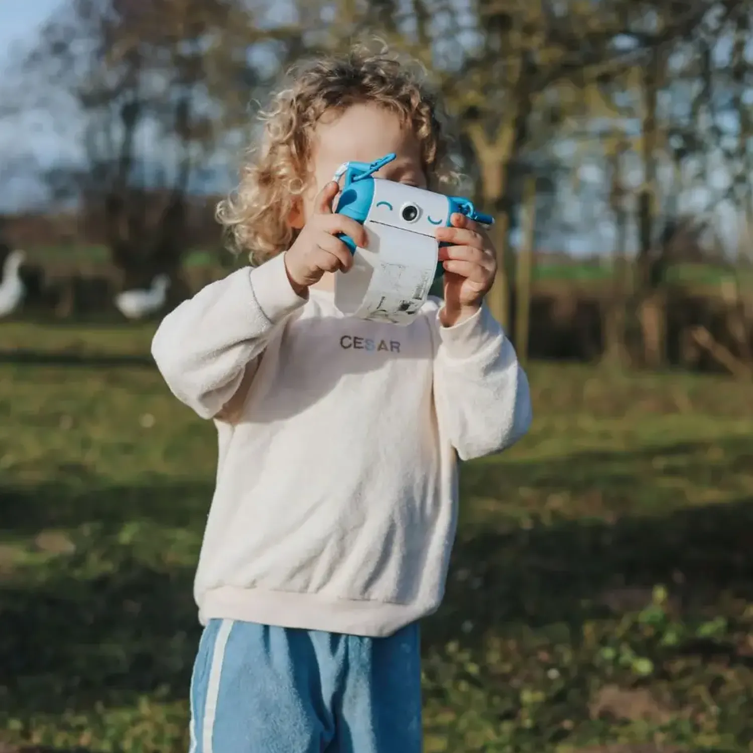 Kidywolf Aparat fotograficzny z funkcją drukowania KIDYPRINT - niebieski