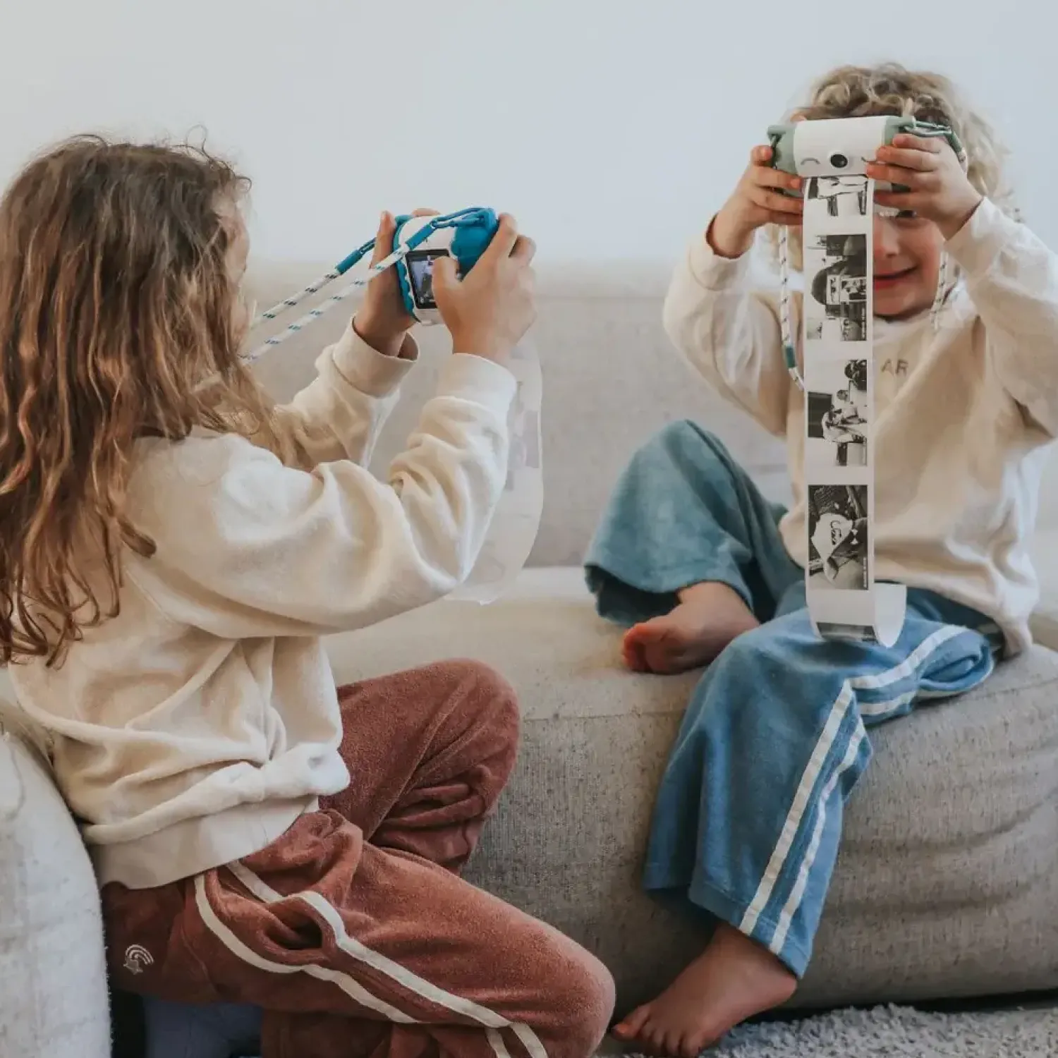 Kidywolf Aparat fotograficzny z funkcją drukowania KIDYPRINT - niebieski