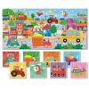 Ludattica Baby puzzle - dwustronne puzzle dla najmłodszych - ŚRODKI TRANSPORTU