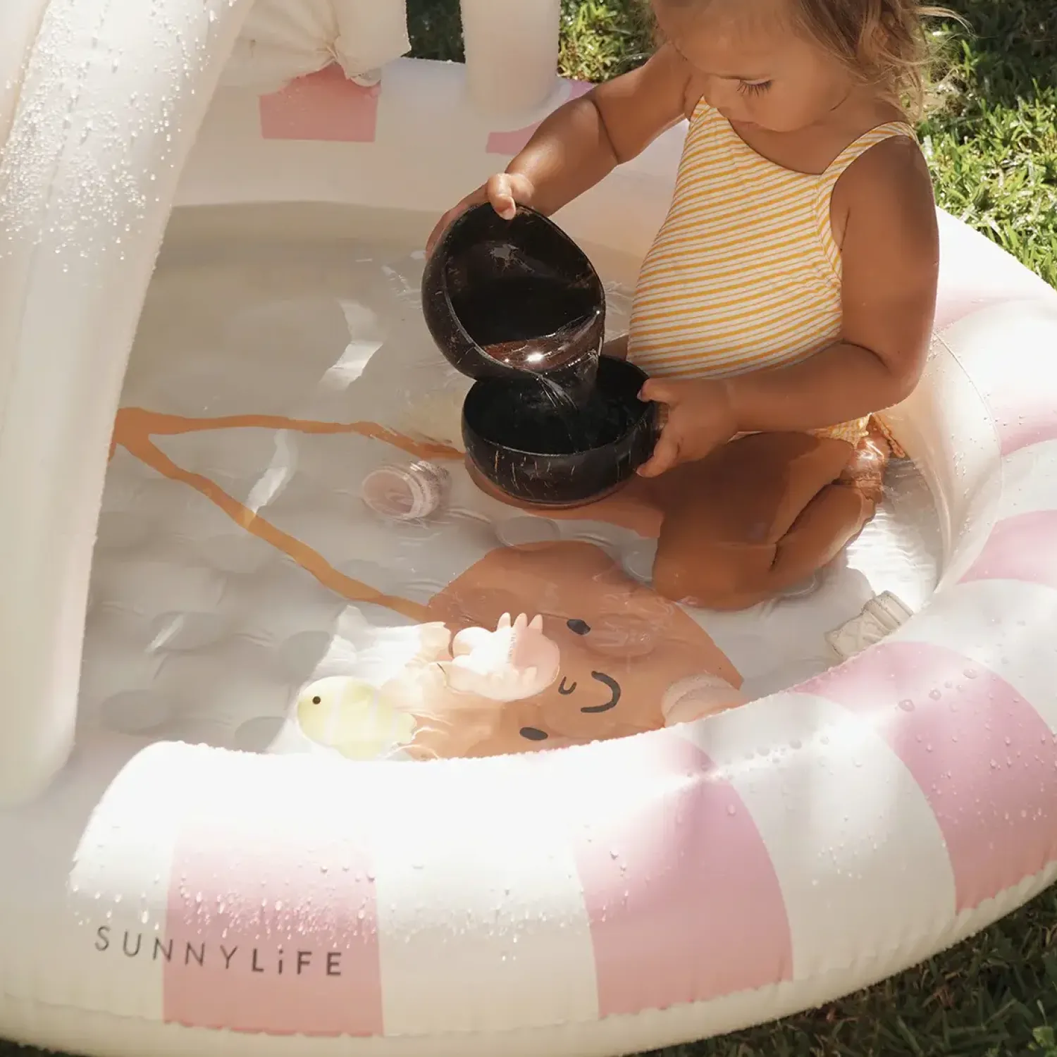 Sunny Life Basen z daszkiem - Cotton Candy Cherry
