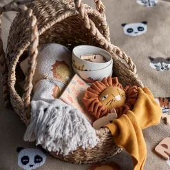 Dzieci Bloomingville Mini Bawełniana mata do zabawy Miko - Brown