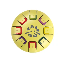 Juegaconmigo Bębenek językowy Baby Tambu śr. 15cm - Mellow Yellow
