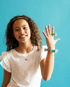 Fat Brain Toys Biżuteria Plip Charms - zestaw turkusowy