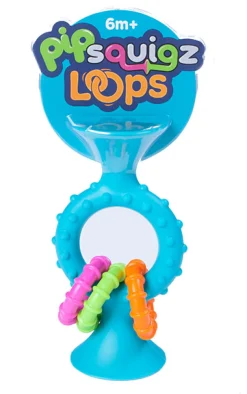 Fat Brain Toys Bobo Przyssawki - grzechotka niebieska