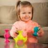 Fat Brain Toys Bobo Przyssawki. 3 Grzechotki. PipSquigz.