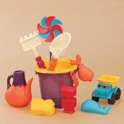 B.Toys B. Ready Beach Bag – torba z akcesoriami do piasku - pomarańczowa