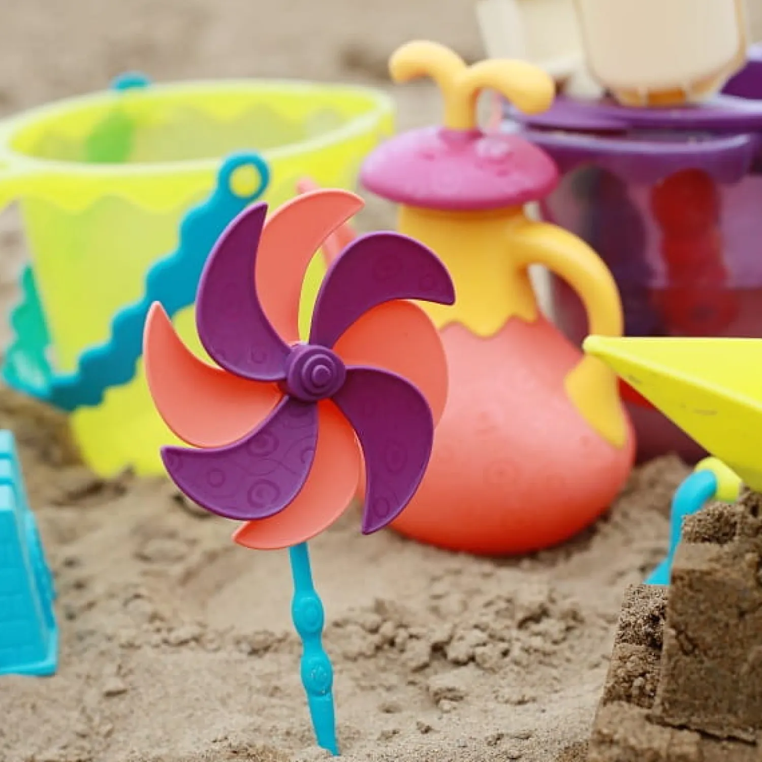 B.Toys B. Ready Beach Bag – torba z akcesoriami do piasku - pomarańczowa