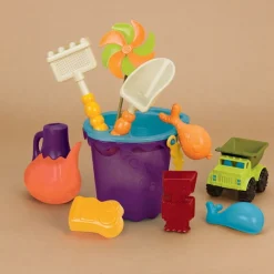 B.Toys B. Ready Beach Bag – torba z akcesoriami do piasku - pomarańczowa