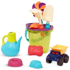 B.Toys B. Ready Beach Bag – torba z akcesoriami do piasku - niebieska