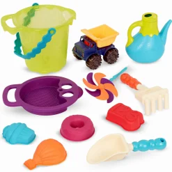 B.Toys B. Ready Beach Bag – torba z akcesoriami do piasku - niebieska