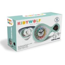Dzieci Kidywolf Budzik edukacyjny KIDYALARM - zielony
