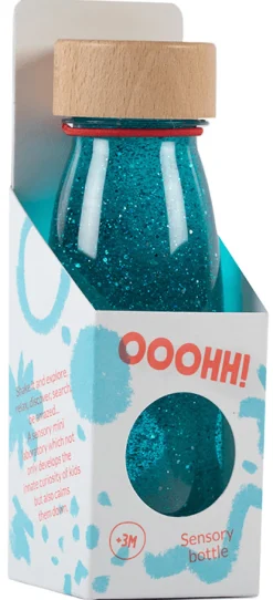 Petit Boum Butelka sensoryczna FLOAT turkusowa