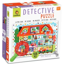 Ludattica DETECTIVE PUZZLE - puzzle, gra detektywistyczna - MÓJ DOM