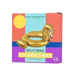 The Swim Essentials Dmuchany Łabędź gold