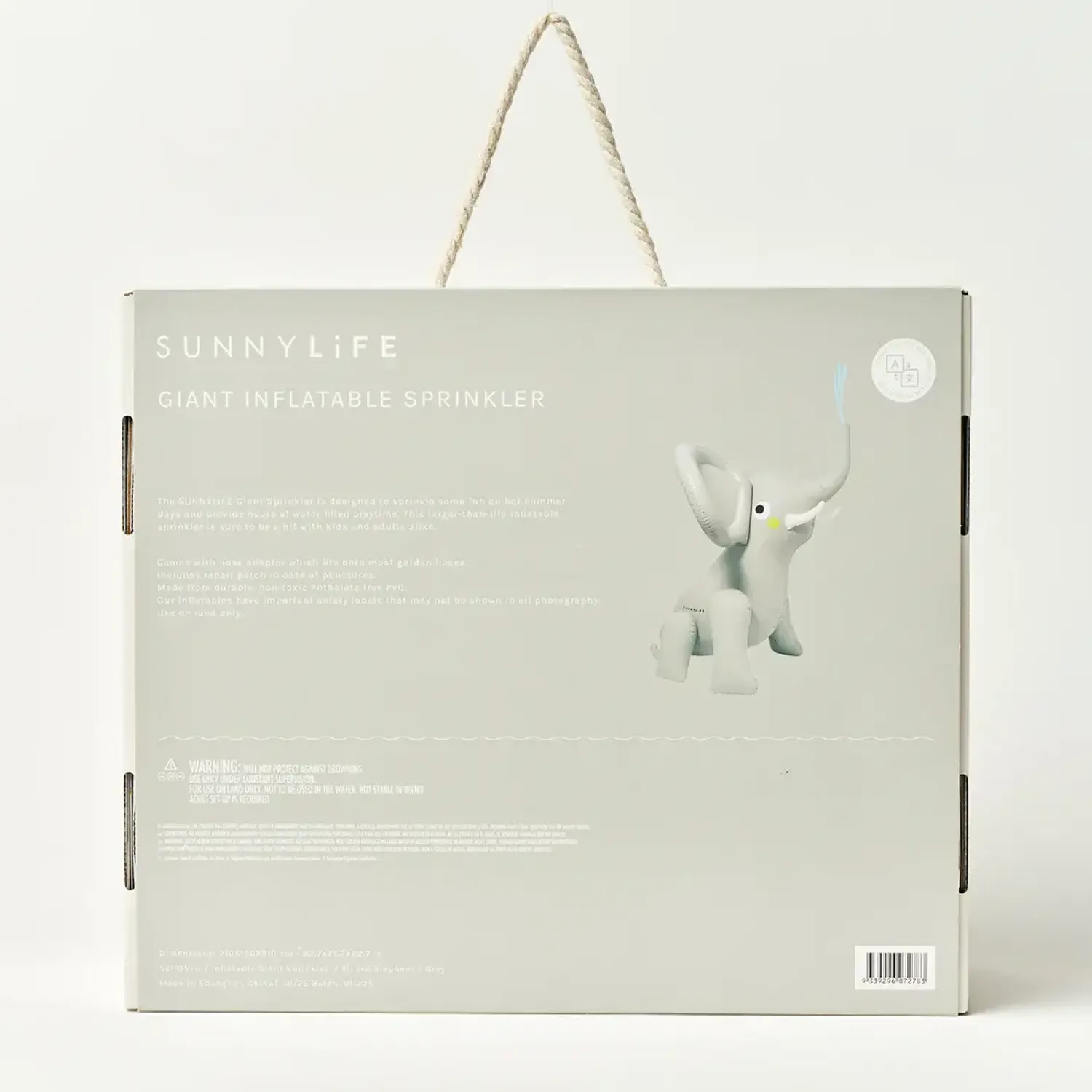 Sunny Life Dmuchany zraszacz gigant - Eli the Elephant