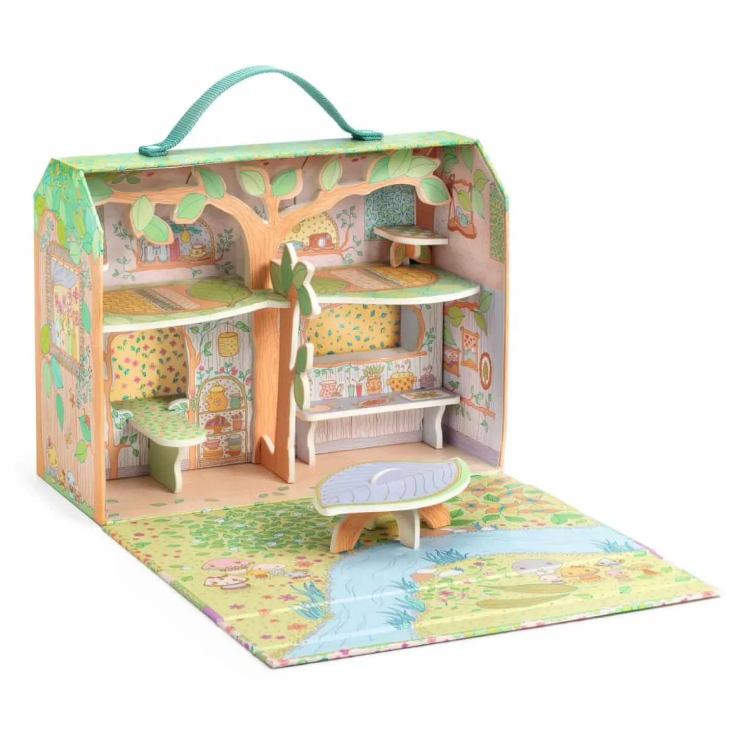 Djeco Domek walizka Sylvia & Fox