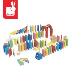 Janod Domino Tor przeszkód 100 el. 3+