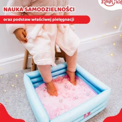 Zimpli Kids Domowe spa dla stóp z miską, przybornikiem i galaretką Gelli Spa, 5+