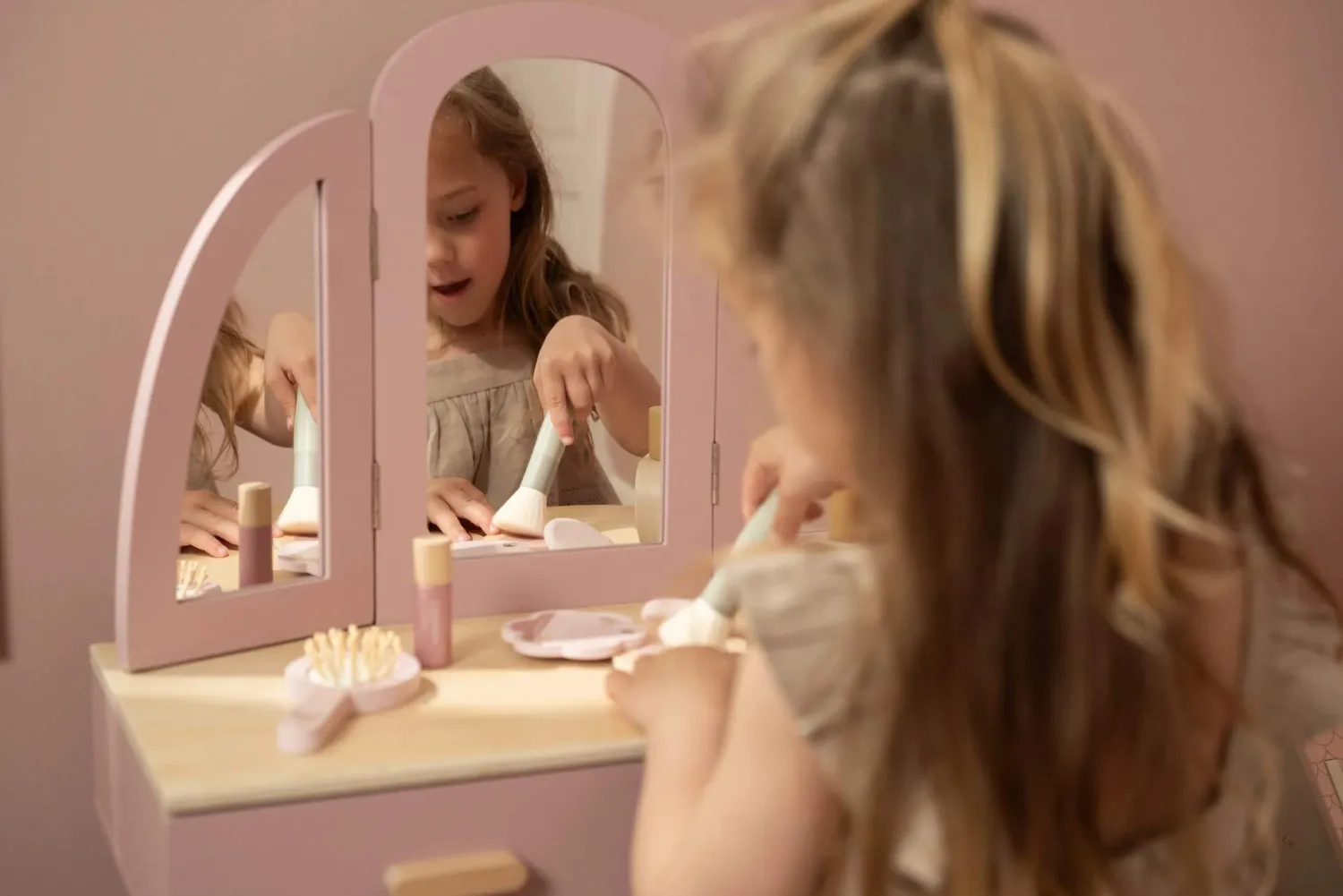 Dzieci Little Dutch Drewniana duża toaletka FSC