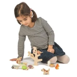 Tender Leaf Toys Drewniana gra zręcznościowa - Przyjaciele Ogrodu