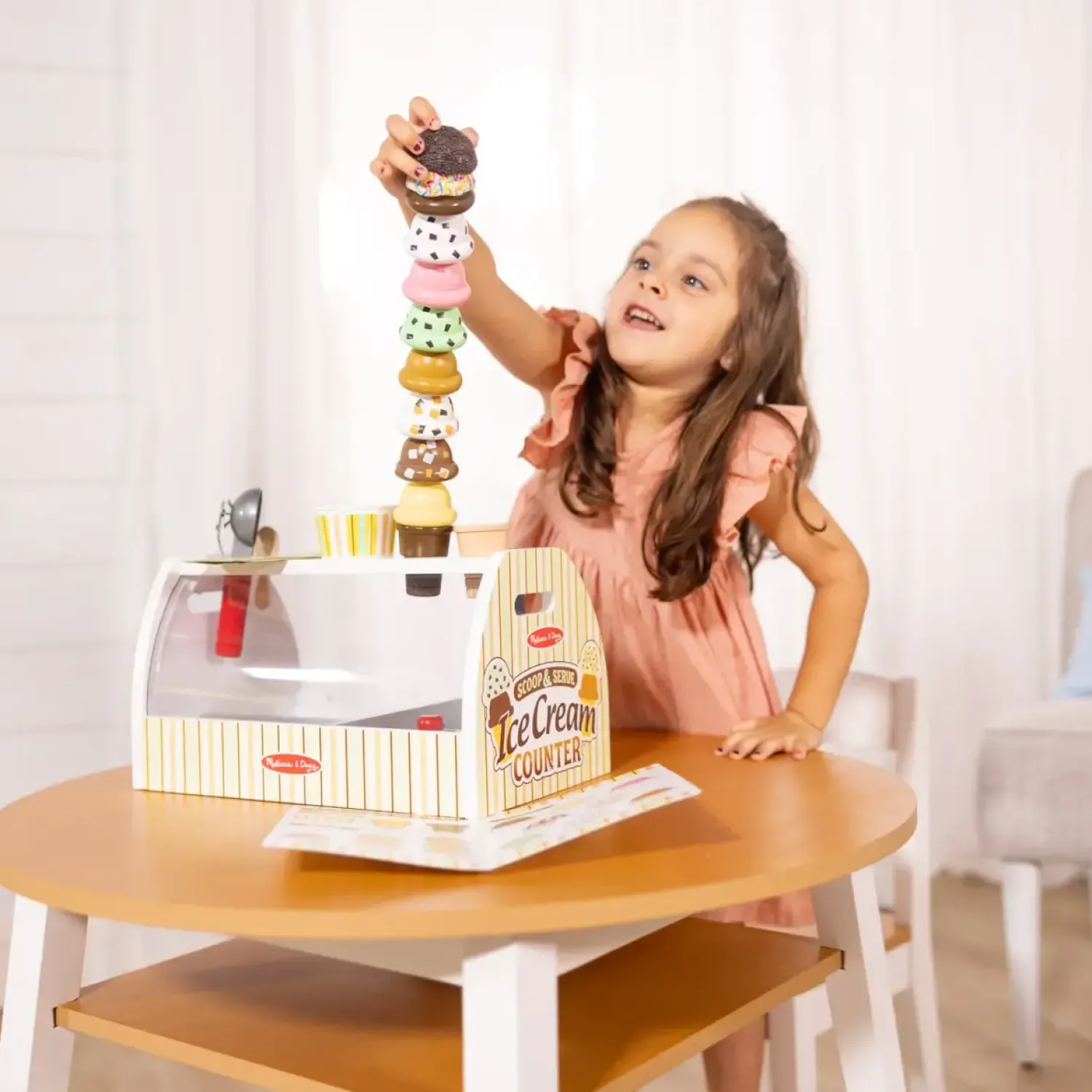 Melissa & Doug Drewniana Lodziarnia, Scoop & Serve