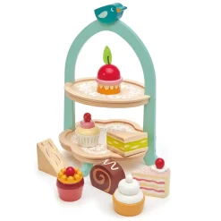 Tender Leaf Toys Drewniana patera z przekąskami, Mini Chef