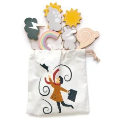 Tender Leaf Toys Drewniana stacja pogodowa
