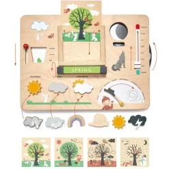 Tender Leaf Toys Drewniana stacja pogodowa