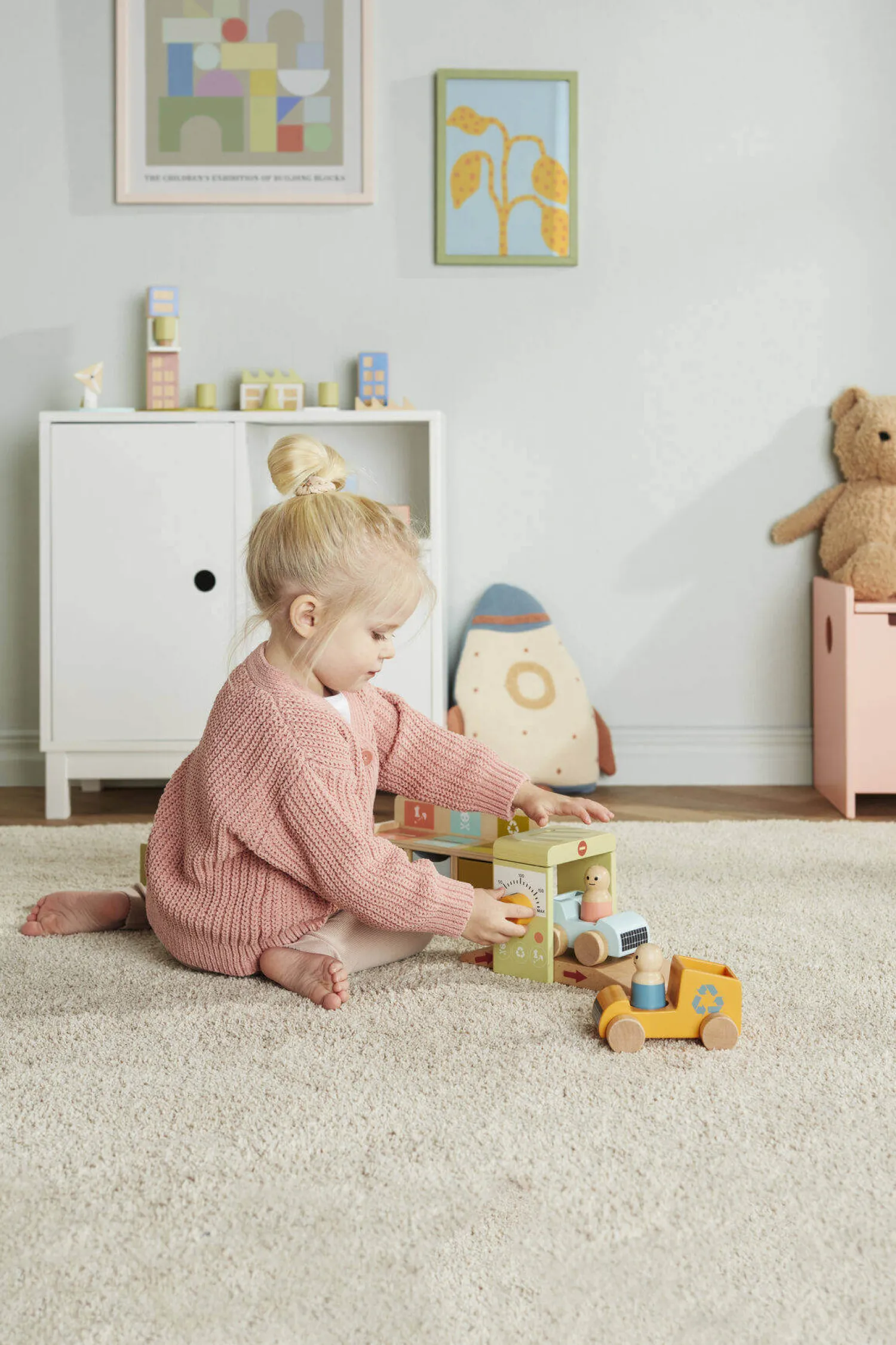 Kids Concept Drewniana stacja recyklingu