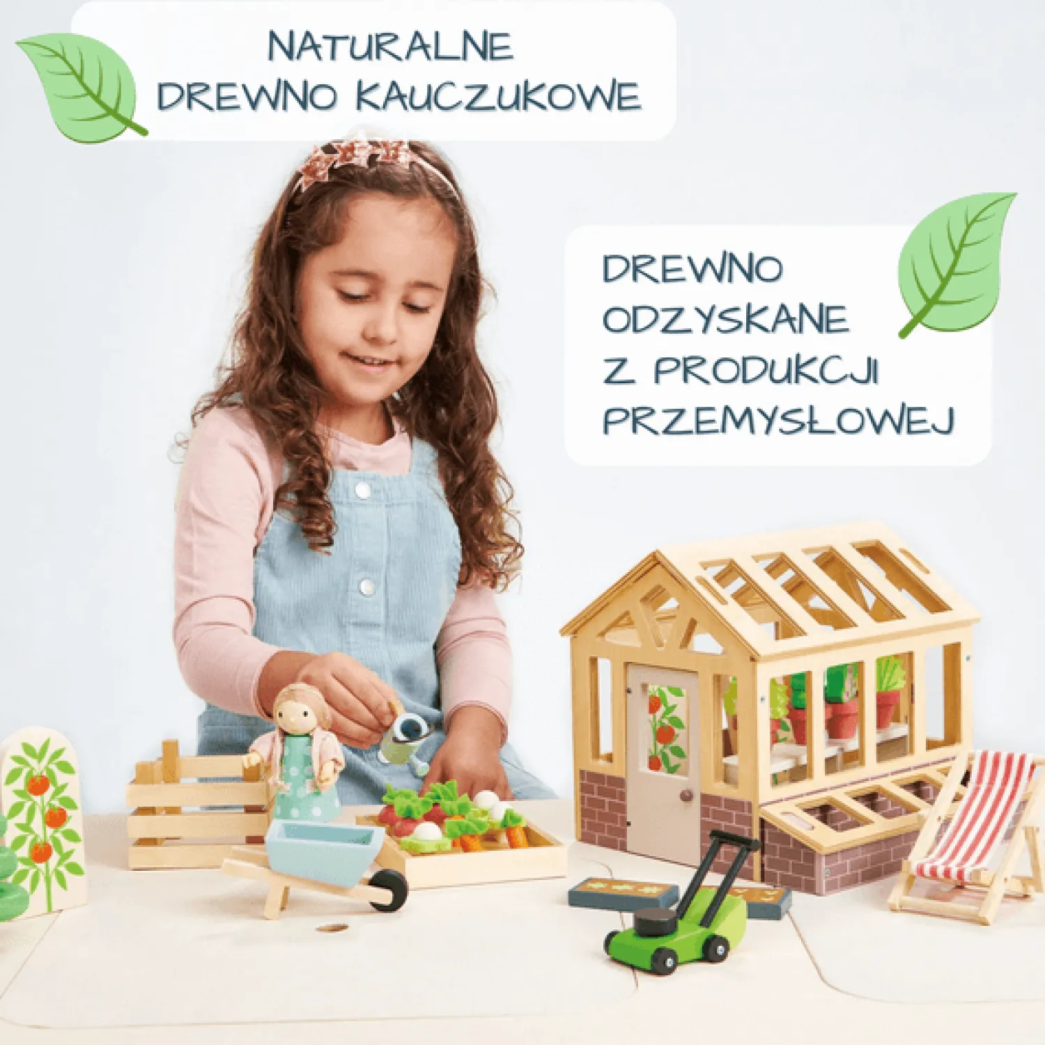 Tender Leaf Toys Drewniana szklarnia