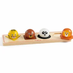 Djeco Drewniana układanka 3D BALL 'N' CO