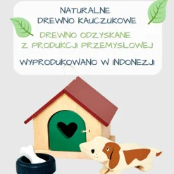 Tender Leaf Toys Drewniane figurki do zabawy - pieski