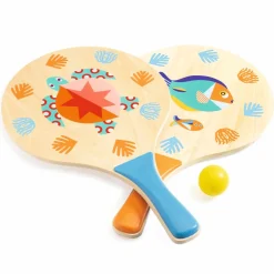Djeco Drewniane paletki do gry OCEAN