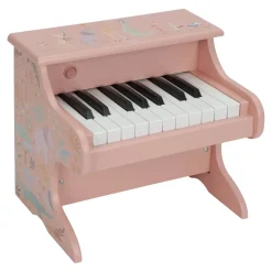 Little Dutch Drewniane pianino różowe Safari Friends FSC
