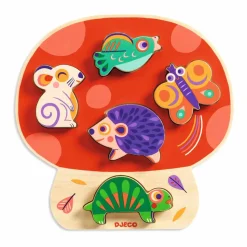 Djeco Drewniane puzzle ANIANCO