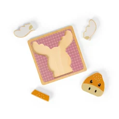 Bigjigs Toys Drewniane puzzle Reniferek