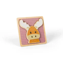 Bigjigs Toys Drewniane puzzle Reniferek