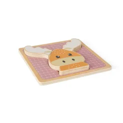 Bigjigs Toys Drewniane puzzle Reniferek