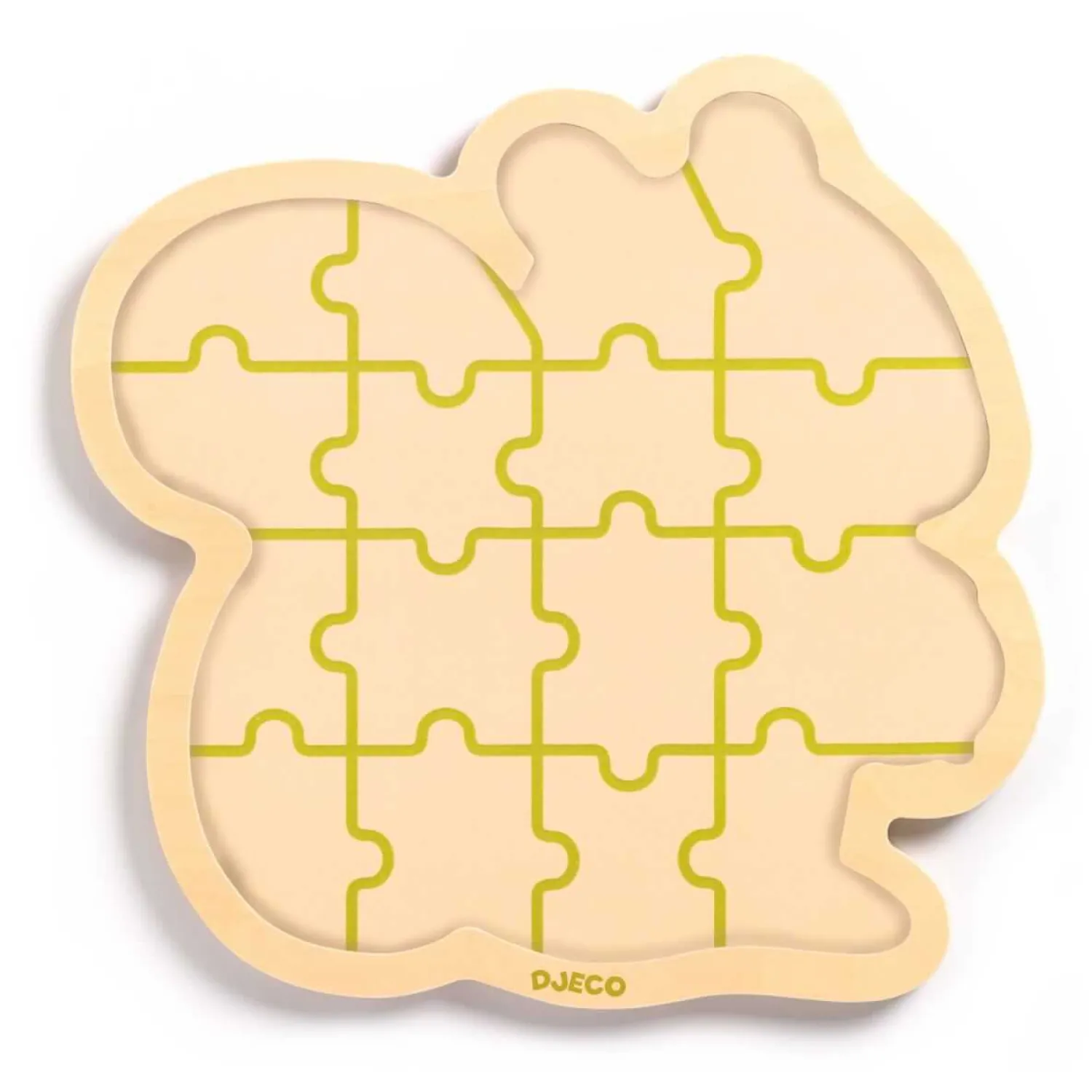 Djeco Drewniane puzzle w ramce WIEWIÓRKA