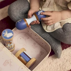 Filibabba Drewniane zabawki sensoryczne w walizce
