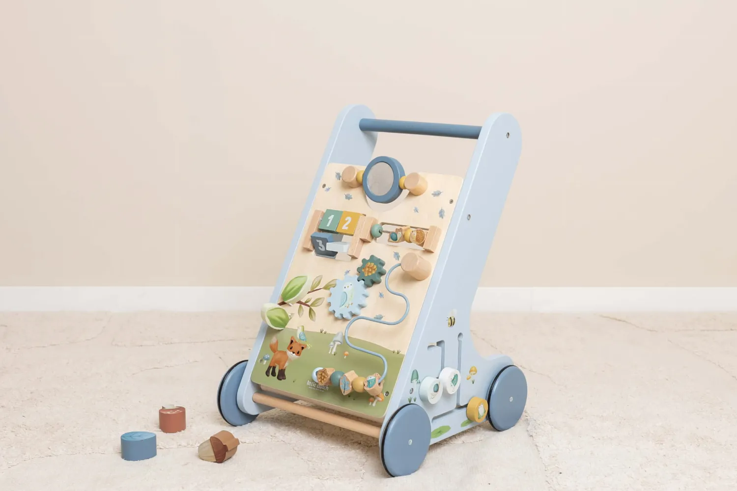 Dzieci Little Dutch Drewniany chodzik edukacyjny Forest Friends FSC