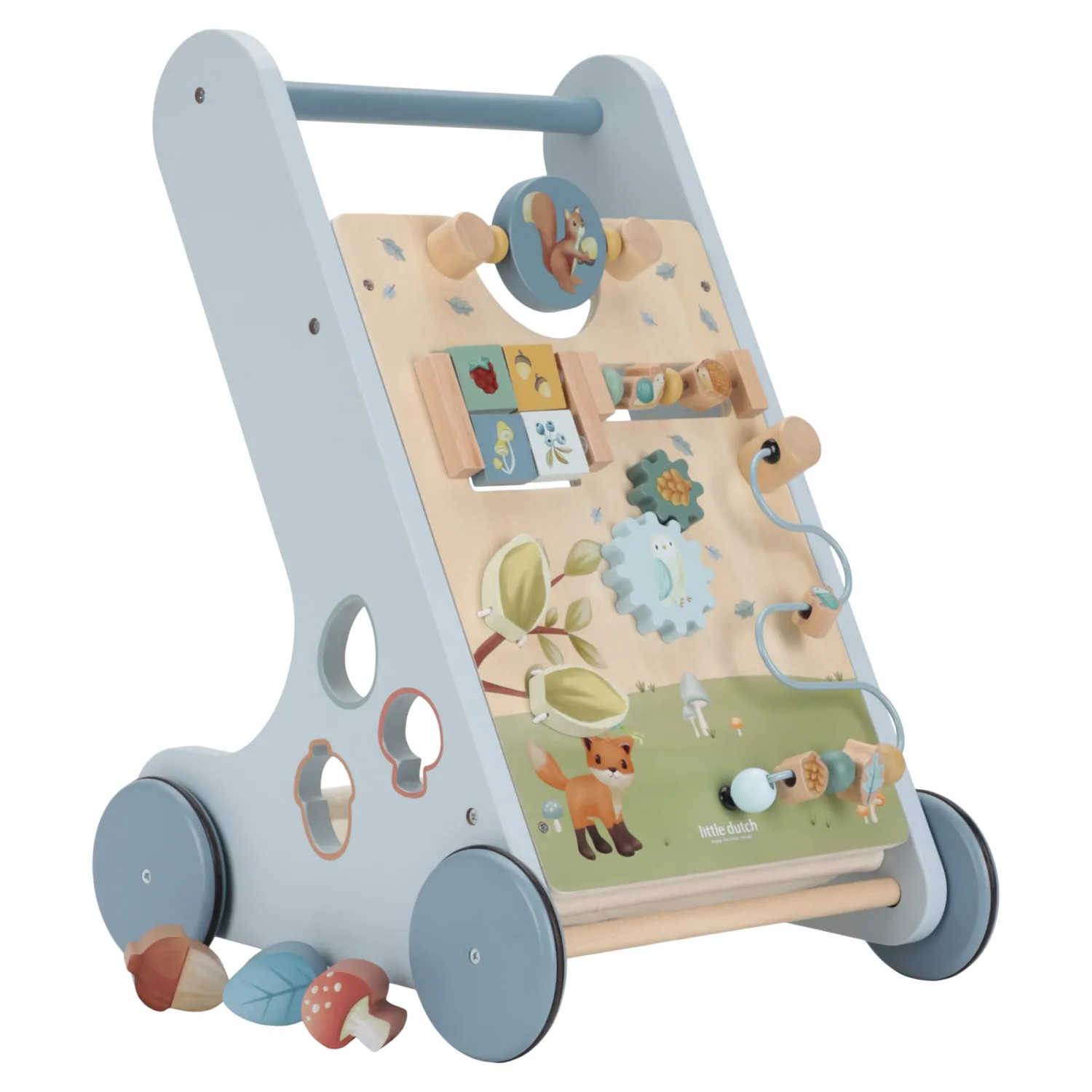 Dzieci Little Dutch Drewniany chodzik edukacyjny Forest Friends FSC
