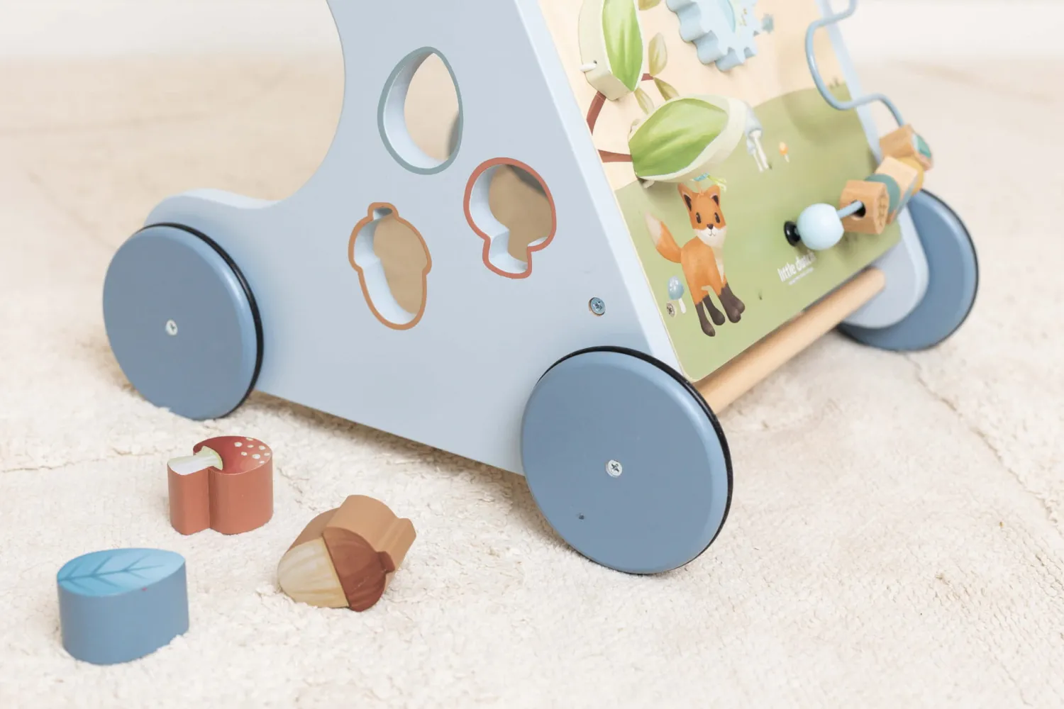 Dzieci Little Dutch Drewniany chodzik edukacyjny Forest Friends FSC