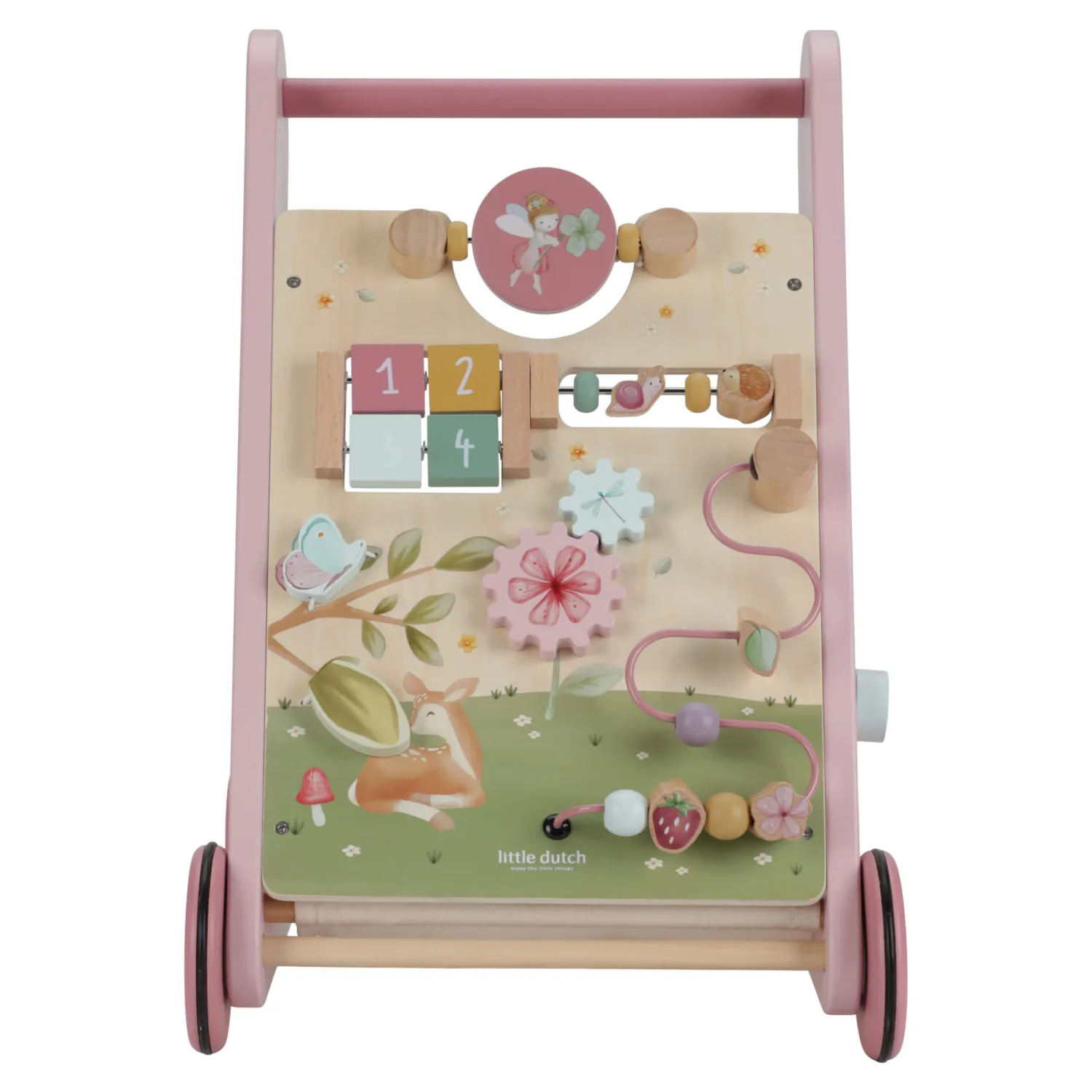 Dzieci Little Dutch Drewniany chodzik edukacyjny Fairy Garden FSC